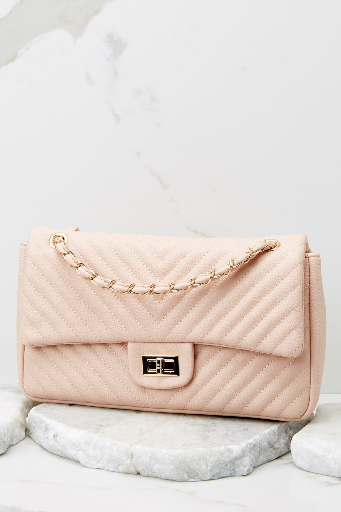 Fashion Babe Light Pink Bag | Red Dress 