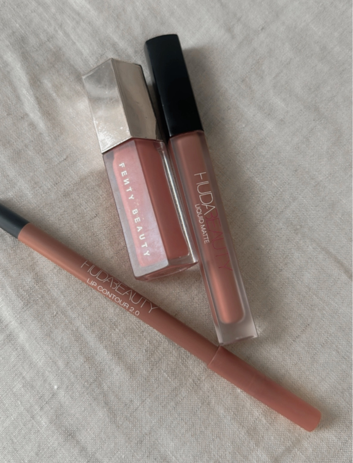 Sephora Beauty faves! My fave lip combo is Huda beauty Wifey Matte lip with the honey beige liner. Top it off with Fenty Fu$$y gloss. Use code sausage

#LTKxSephora #LTKsalealert