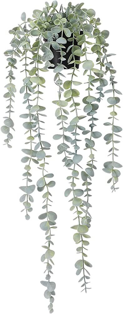 COCOBOO 1 x Artificial Hanging Plants Artificial Eucalyptus Plant Hanging Plant for Wall Room Hom... | Amazon (US)