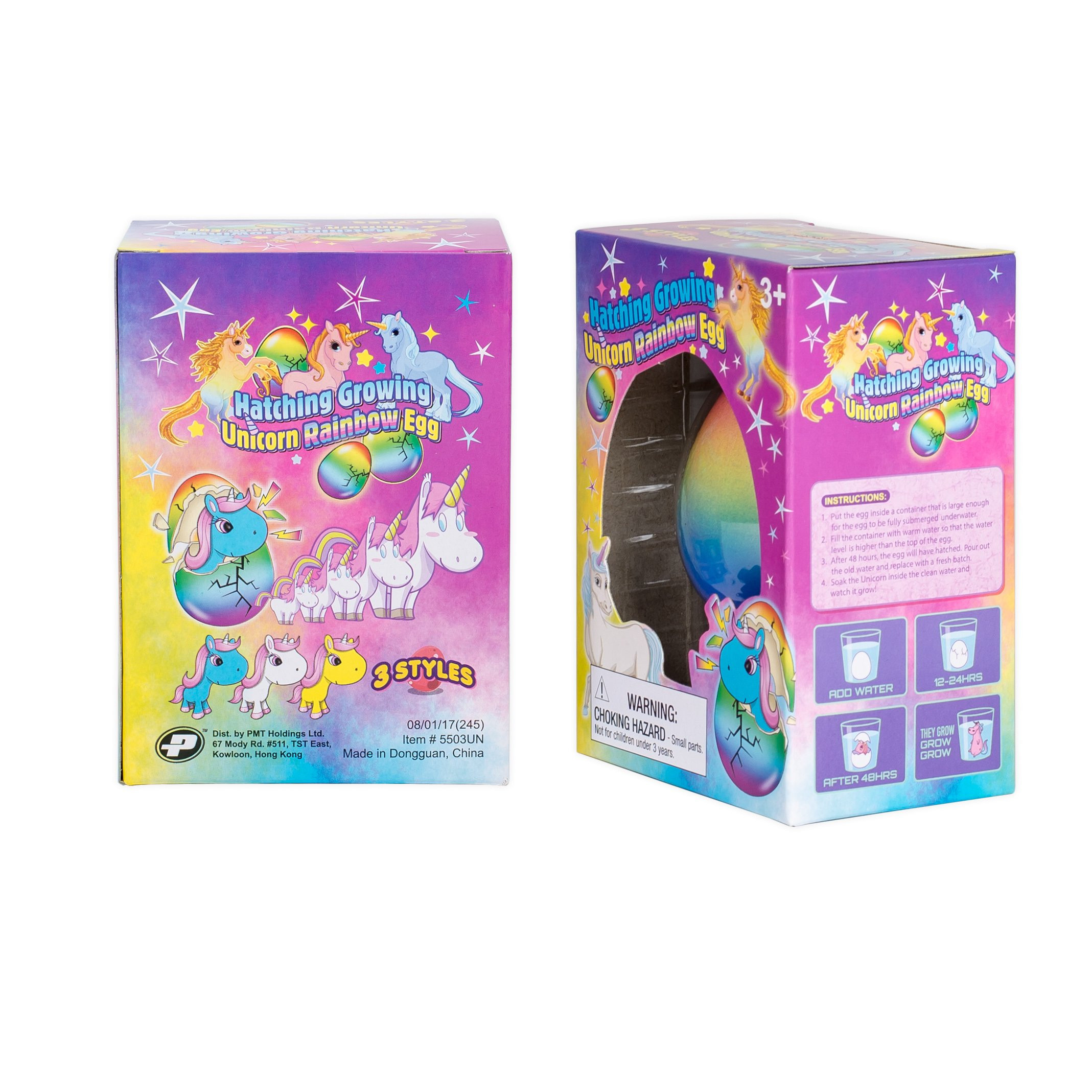 YMCtoy - Surprise Growing Hatching Unicorn Rainbow Eggs, Set of 2 | Amazon (US)