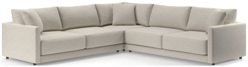 Gather Deep 3-Piece Sectional Sofa + Reviews | Crate & Barrel | Crate & Barrel