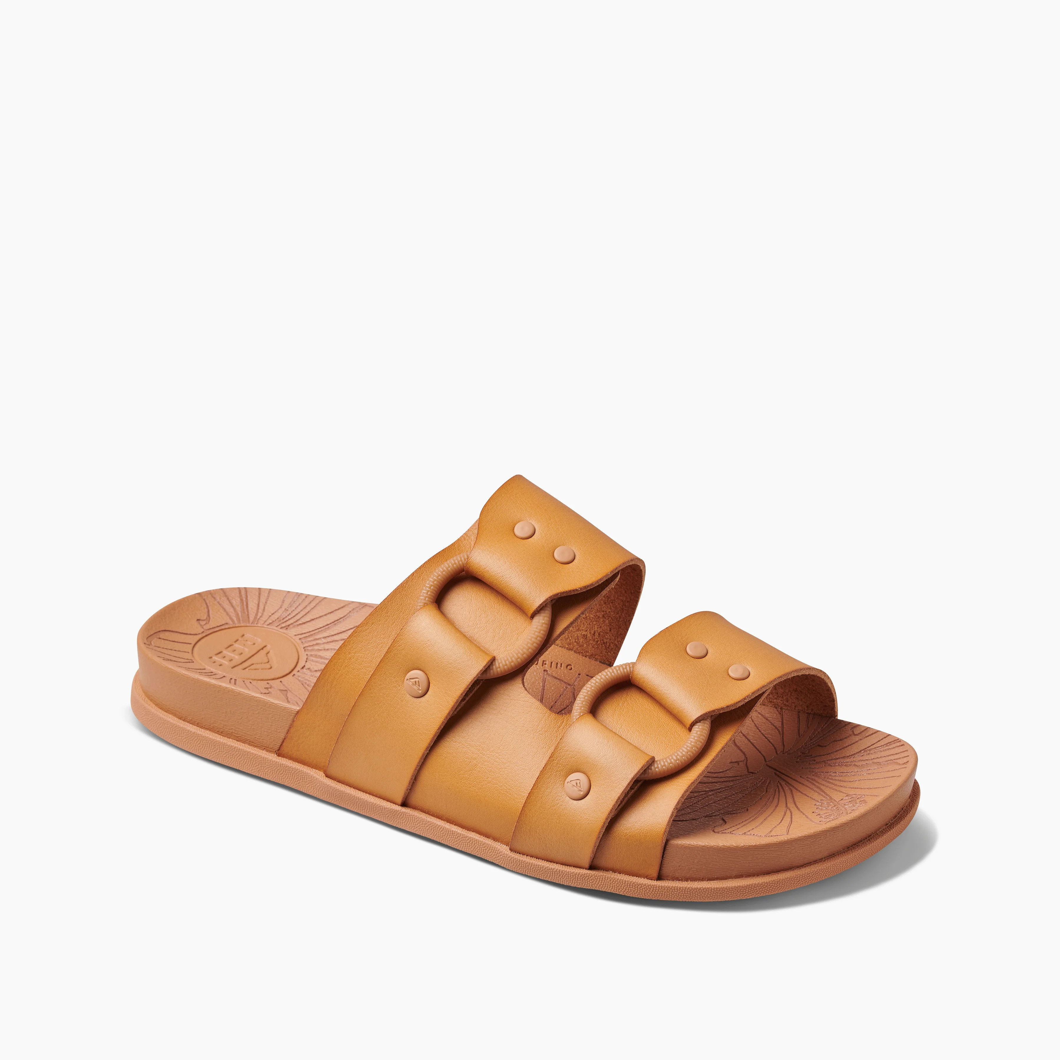 Women's Cushion Vera Cruz Slides in Natural| REEF® | Reef