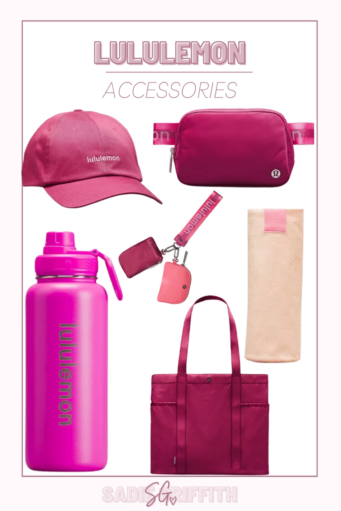 LuLuLemon Accessories // Women’s Hat // LLL Water Bottle // Pursee

#LTKfamily #LTKtravel #LTKfitness