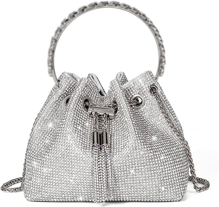 Sweetovo Bling Glitter Purses for Women Fashion Handbags Crossbody Bags | Amazon (US)