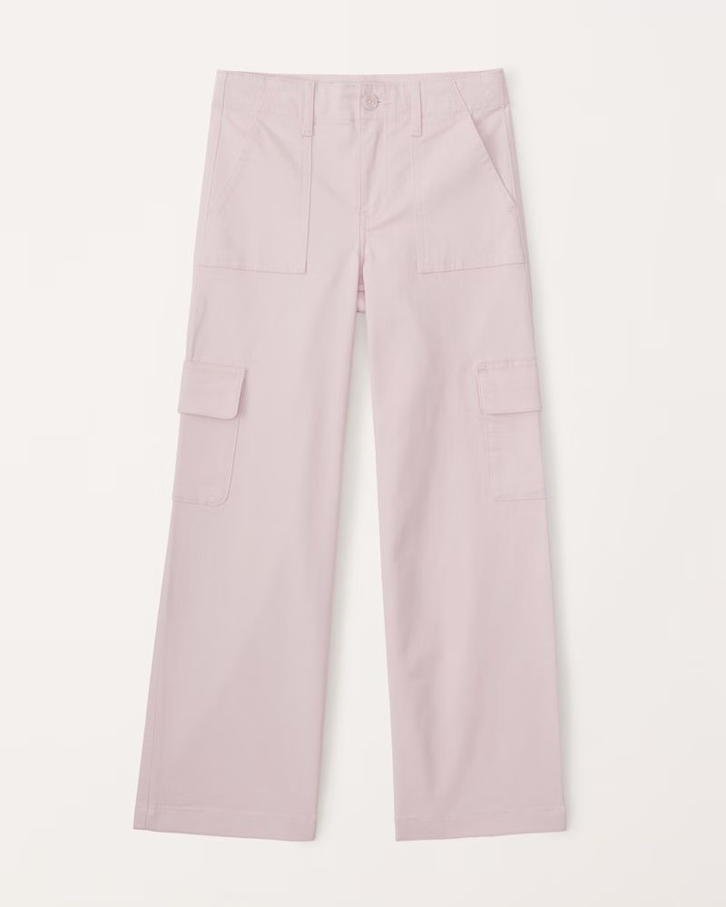 wide leg cargo pants | Abercrombie & Fitch (US)