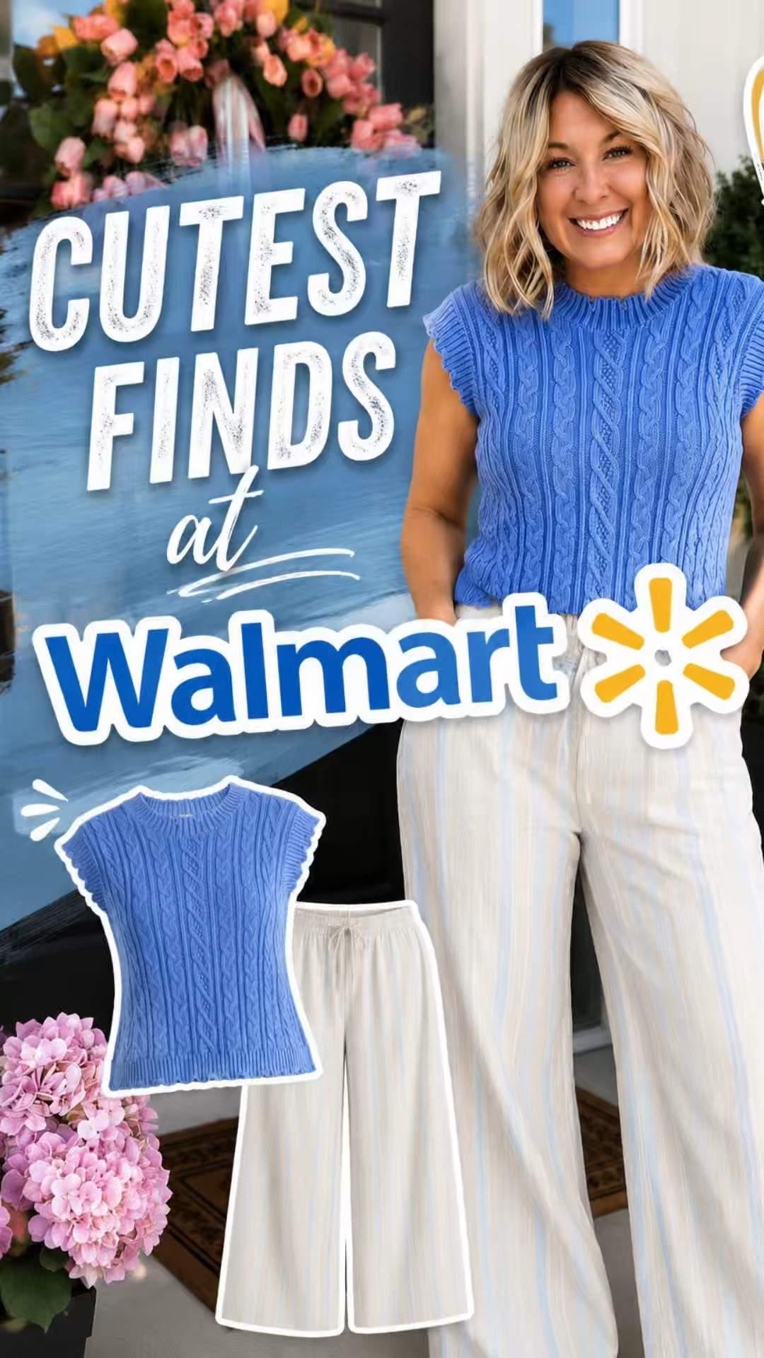 💙 These Walmart finds had me at hello!
-
Walmart fashion, Walmart clothing finds, Walmart outfit ideas, midsize fashion, fashion over 50, women’s summer outfit, blue sweater vest, striped wide leg pants, affordable fashion finds, Walmart style, casual summer outfit, vacation outfit, comfortable fashion, everyday style, Walmart apparel, spring and summer fashion, outfit inspiration, trendy Walmart finds, over 50 fashion blogger, midsize outfit ideas.

#WalmartFashion #WalmartFinds #Over50Style #MidlifeStyle #MidsizeFashion #AffordableFashion