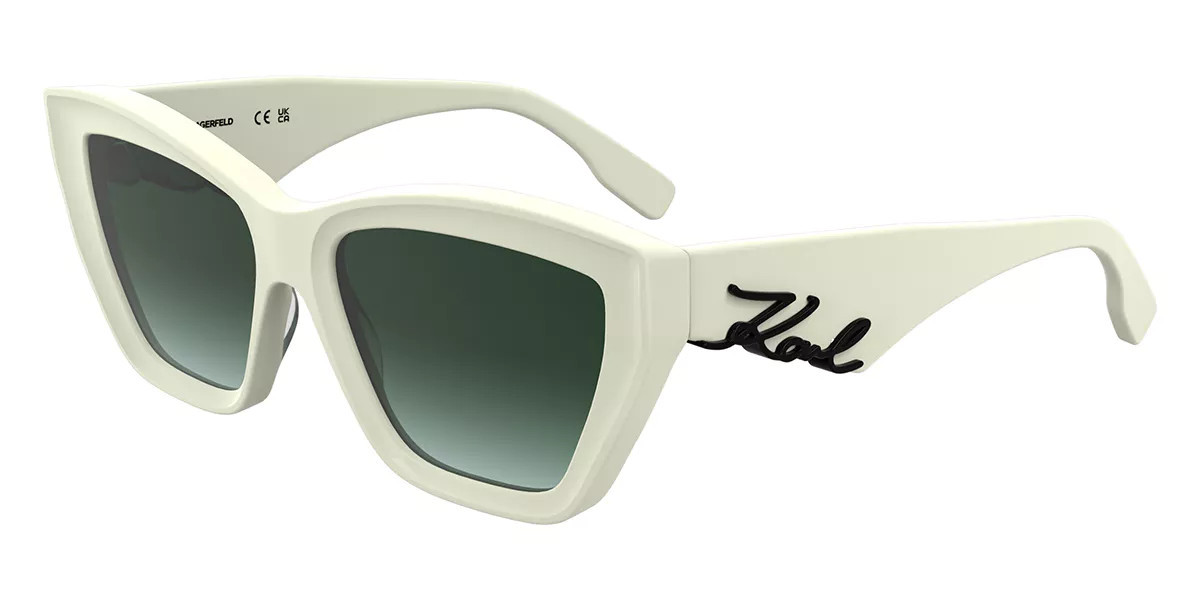 Karl Lagerfeld KL6179S 105 Women’s Sunglasses White Size 55 | SmartBuyGlasses Global