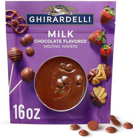 GHIRARDELLI Milk Chocolate Flavored Melting Wafers, 16 oz Bag – Easy Melt Candy Coating for Bak... | Amazon (US)