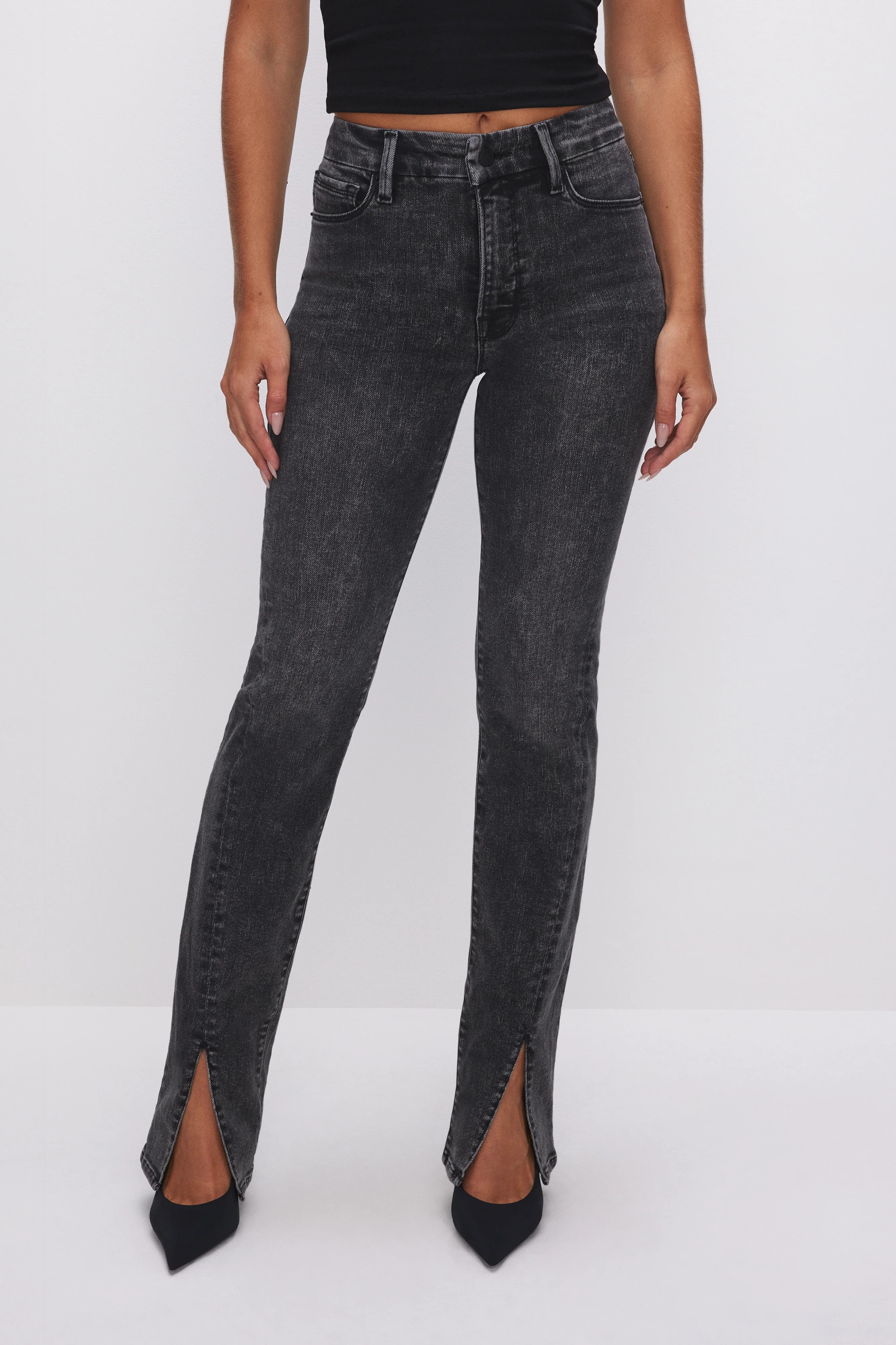 GOOD CLASSIC SLIM STRAIGHT JEANS | Good American