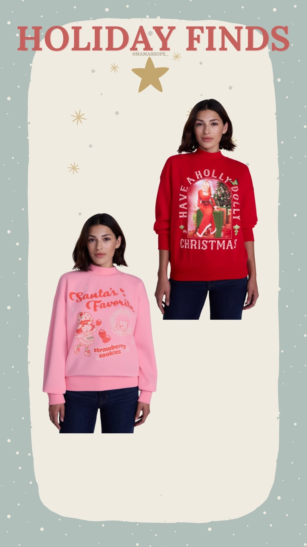 Graphic pullover sweaters for women, Christmas themed @Walmart ! 💁🏻‍♀️🎄

Click the links on here for easy access🔗❄️
