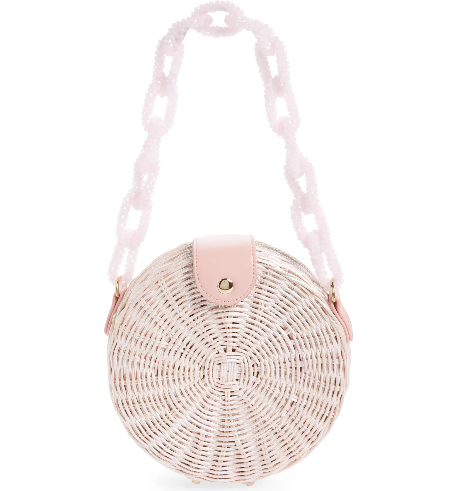 Crystal & Rattan Shoulder Bag | Nordstrom
