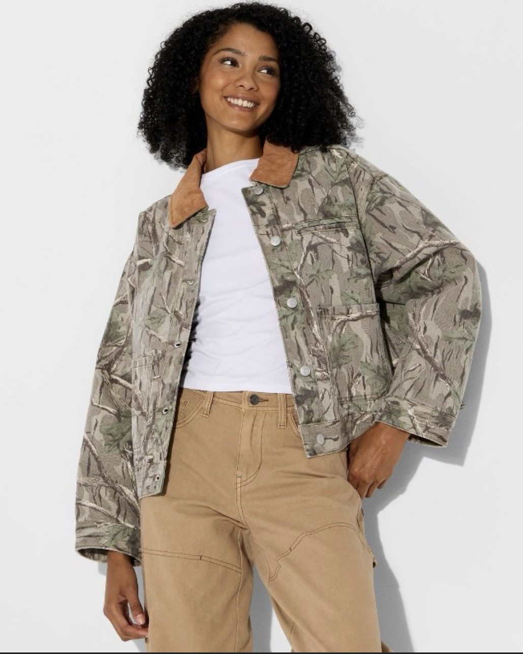Women's Padded Denim Barn Jacket - Wild Fable™ Khaki Leaf

#LTKSeasonal #LTKStyleTip #LTKFindsUnder50