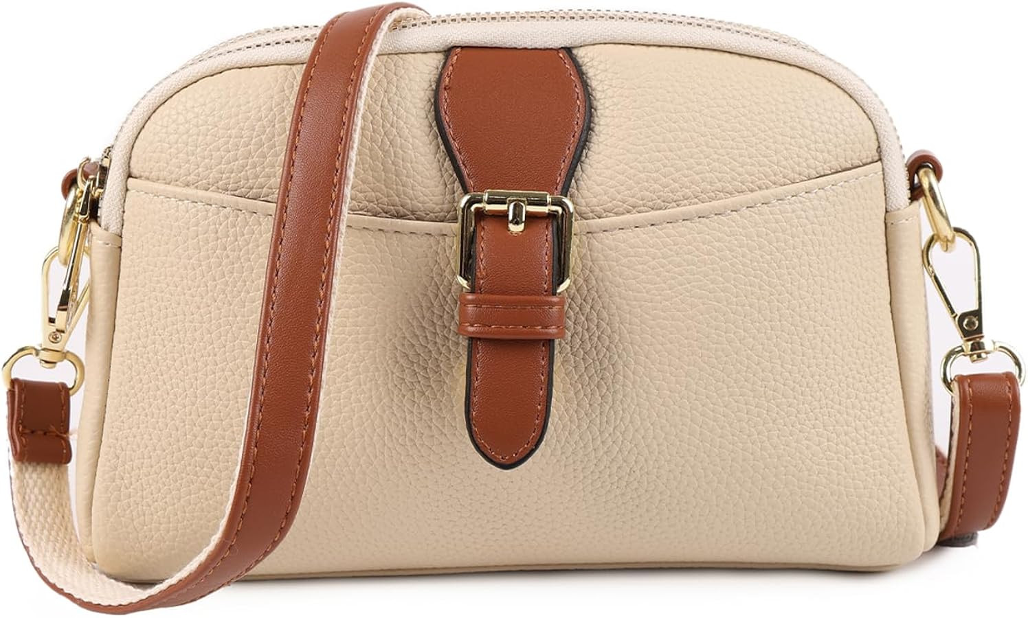 Crossbody Bags for Women, Vegan Leather Shoulder Handbags 2024，Purses for Women with Adjustable... | Amazon (US)