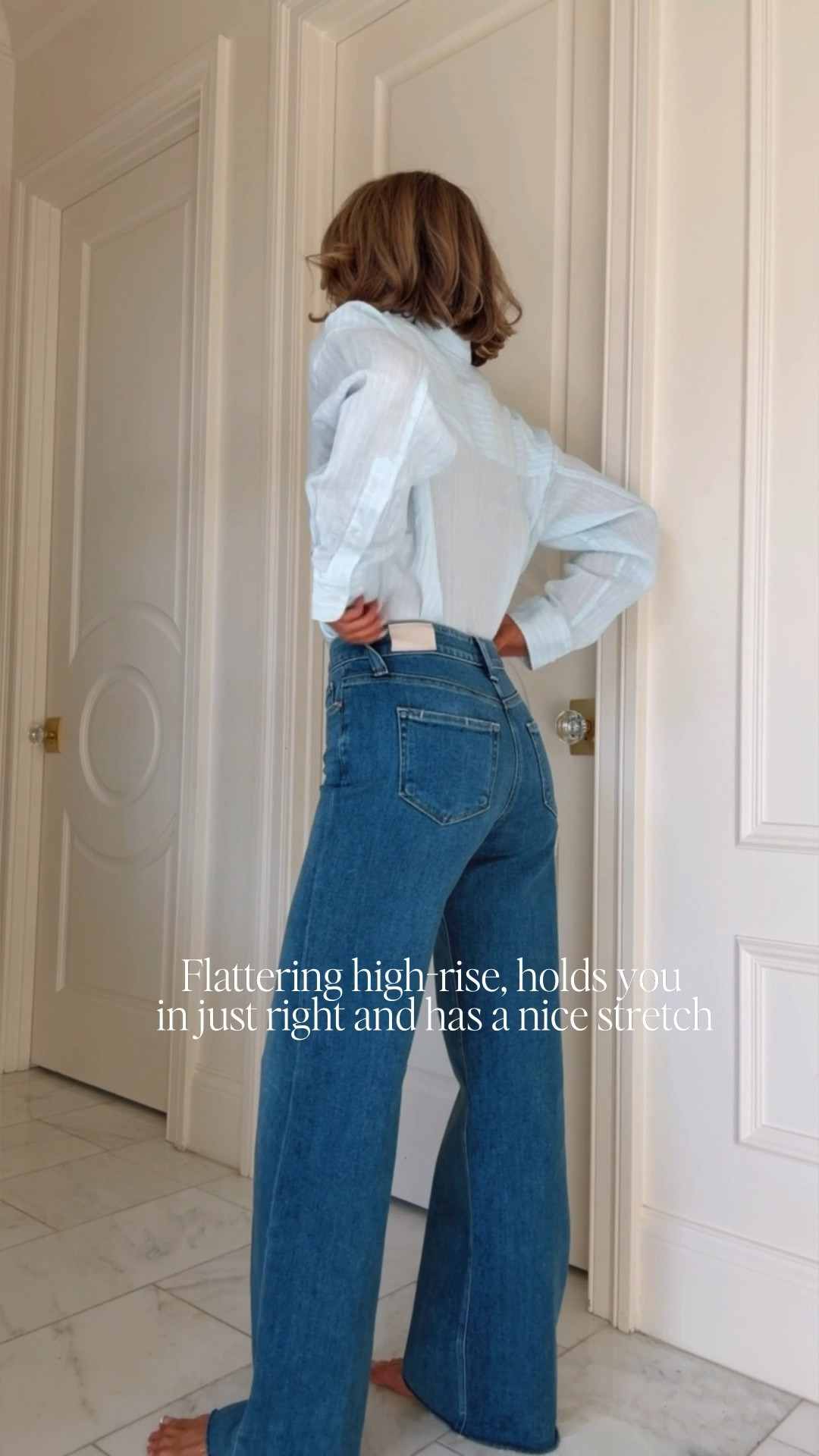 One of my top recommendations- the Paige Anessa jeans - the fit is a 10/10 I'm 5'7 wearing size 25