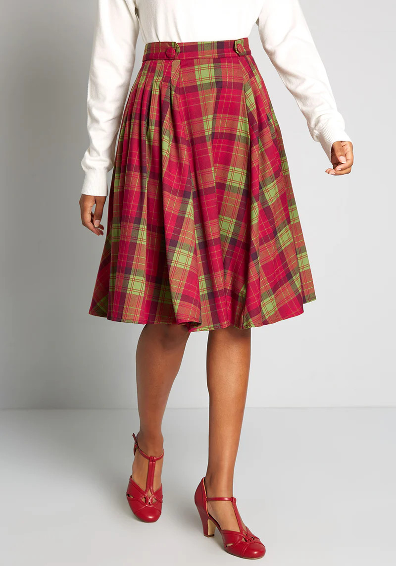 Abundance Of Cheer Swing Skirt | ModCloth