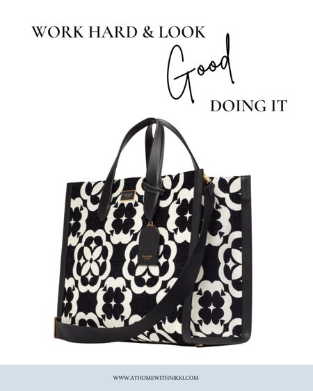You work hard so why not reward yourself? This tote makes the perfect work bag for 9 to 5 or on the go! #workbag #9to5 #katespade 

#LTKworkwear #LTKitbag #LTKbeauty