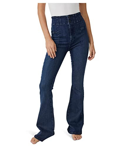 Free People We The Free Jayde Flare Jeans for Women - Skinny Ft with Dramatic Flare, Chic and Fes... | Amazon (US)