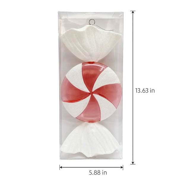 Mrs. Claus' Bakery Red & White Candy Ornament | At Home