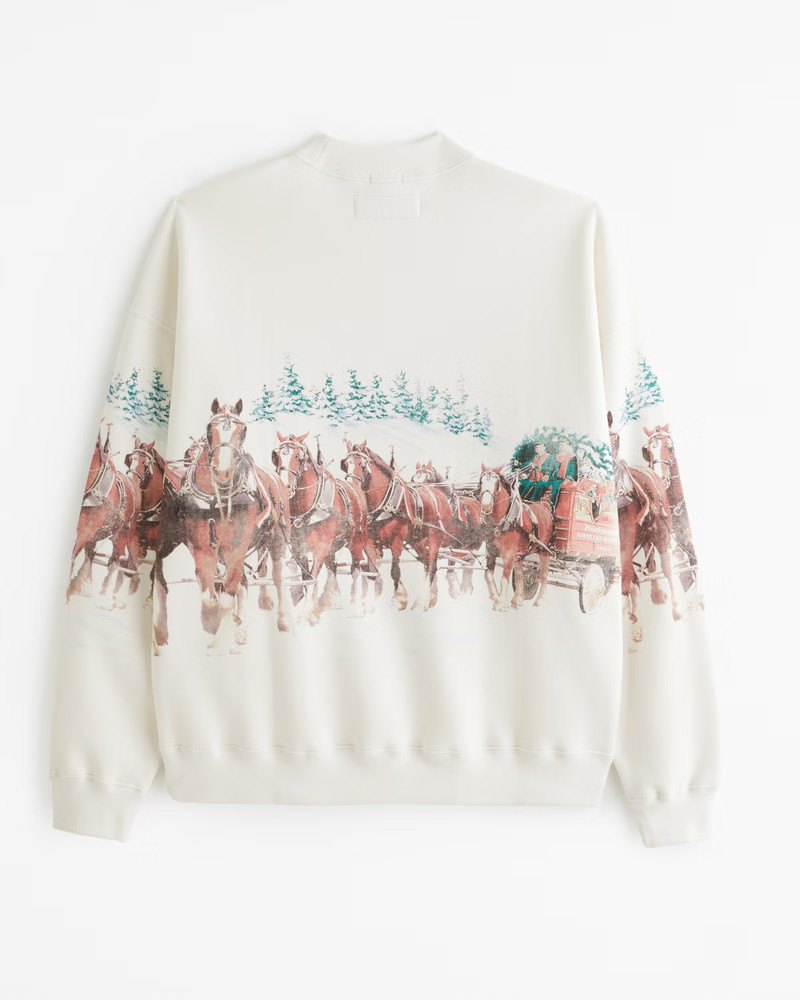 Budweiser Graphic Crew Sweatshirt | Abercrombie & Fitch (US)