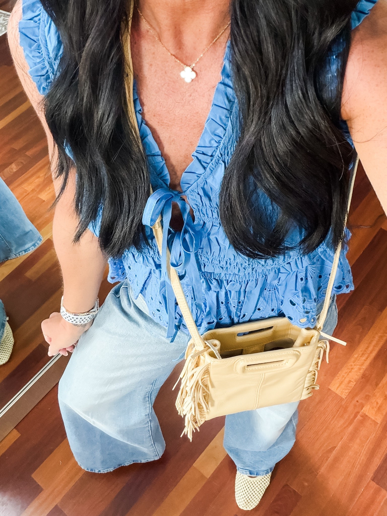 Love this cute little butter yellow fringe bag for spring 

#LTKFestival #LTKSeasonal #LTKootd
