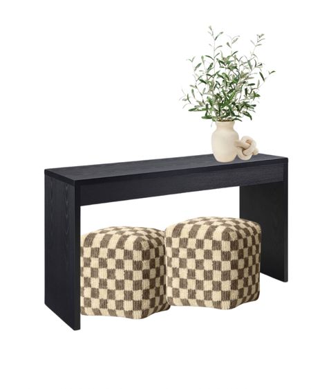 Console table styling with extra seating g 

#LTKhome #LTKstyletip #LTKSeasonal