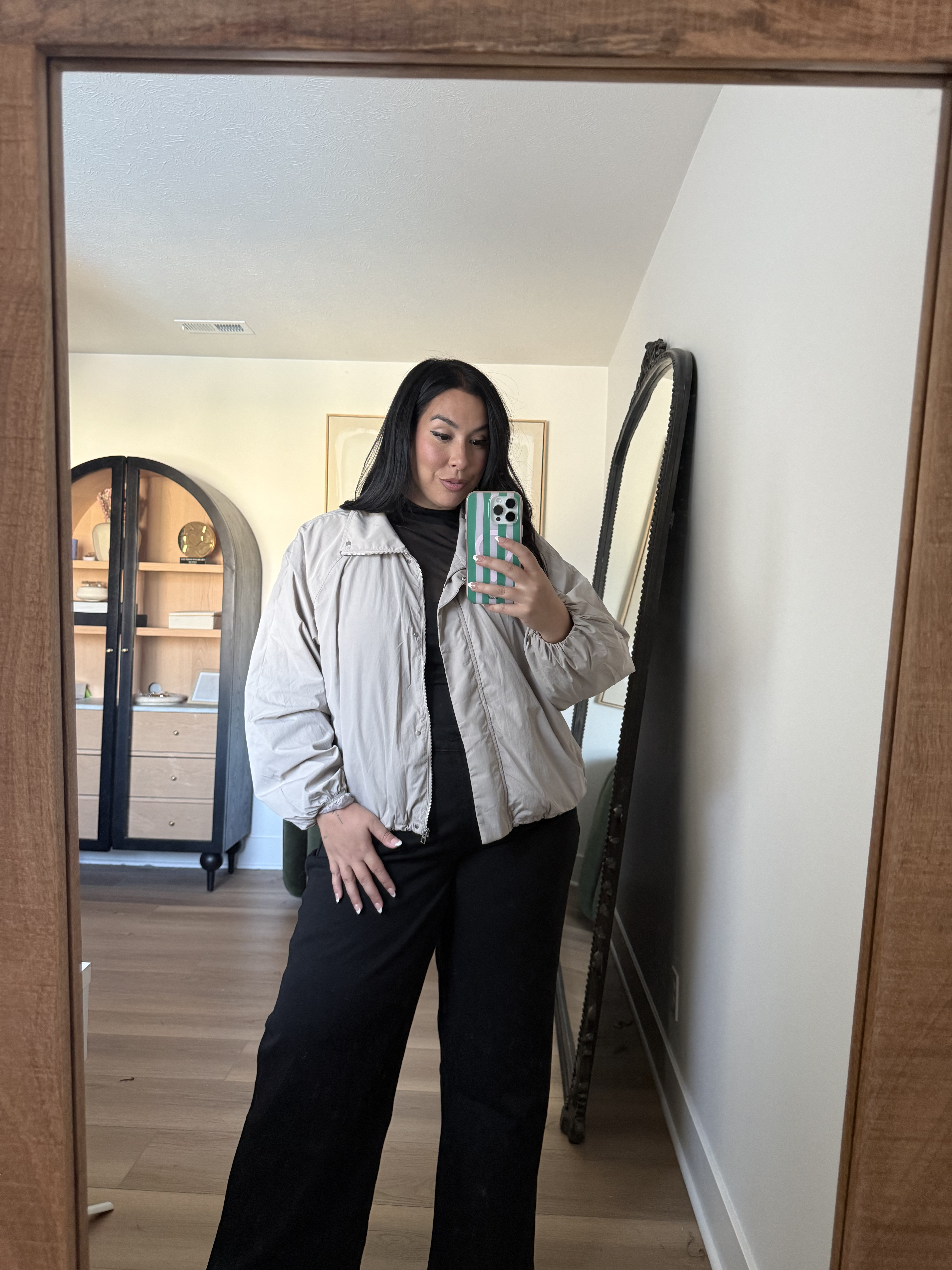 Love this jacket for pre-fall!Wearing an XL in everything! L in the boat neck top! dynamite, date night outfits, midsize, midsize fashion, fall dresses, formal dress 

 #LTKSeasonal #LTKMidsize