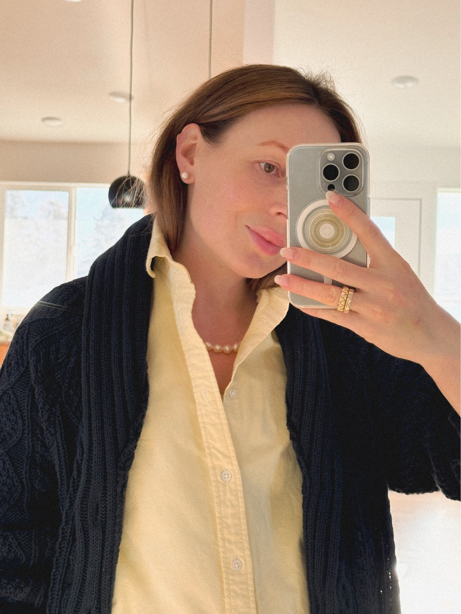 Fisherman’s aesthetic the way I see it: timeless masculine basics (cable knit cardigan + oxford button down shirt) mixed with feminine accessories (let’s add some gorgeous pearls!)
Wearing L.L. Bean Signature Cotton Fisherman Sweater + Pearl studs (check out J.Crew Freshwater pearl stud earrings they have great reviews) + Kinn Ruth baroque pearl necklace. Shirt: Polo Ralph Lauren, similar by Gap (ultra soft swing shirt). 

#LTKSeasonal #LTKFindsUnder100 #LTKStyleTip