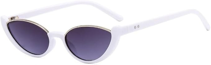 ZIFENGXUAN-Retro Half Frame Cat Eye Sunglasses Women Vintage Cateye Sun Glasses Female Gradient S... | Amazon (US)