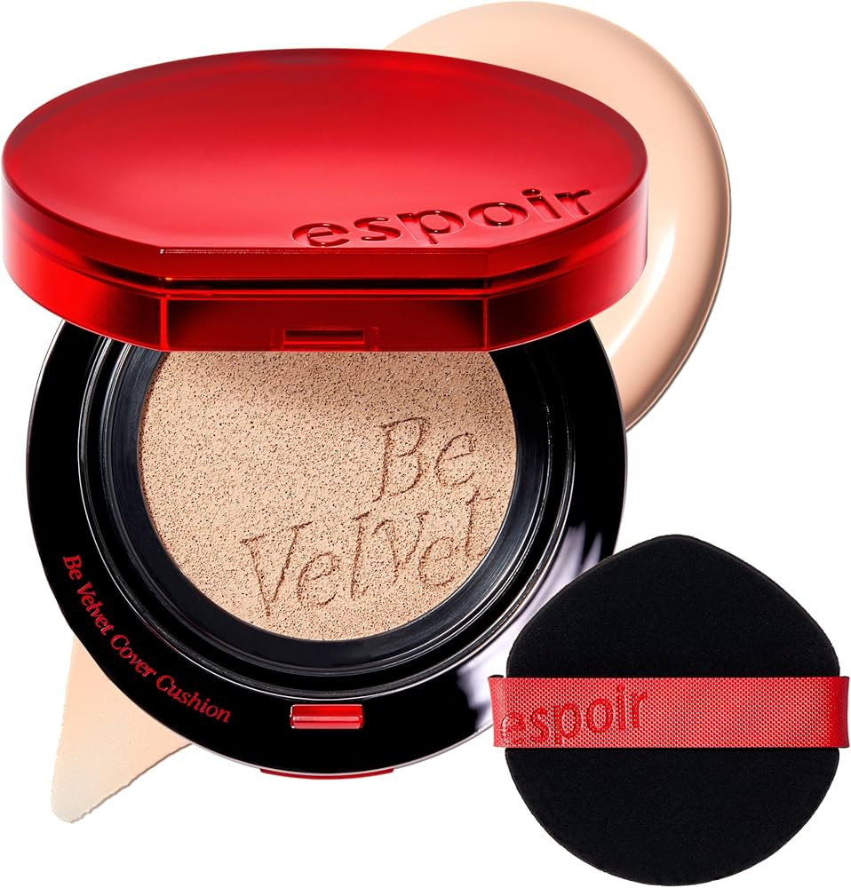 Espoir Be Velvet Cushion Foundation #20 Vanilla | Quick and Easy Coverage with Long-lasting Color... | Amazon (US)