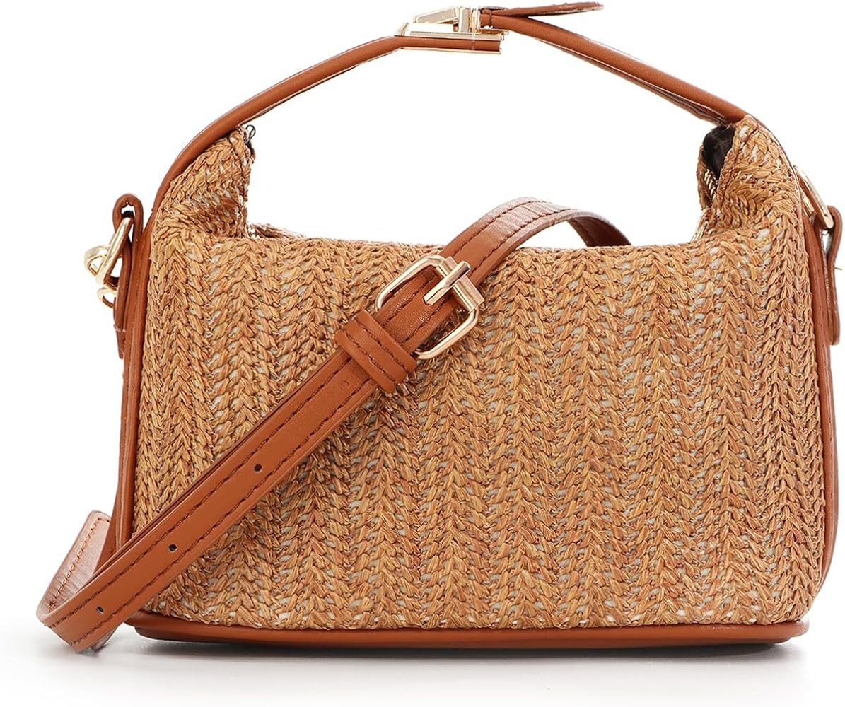 GOKTOW Straw Woven Crossbody Bag Purse for Women,Small Raffia Tote Tote Handbags Clutch for Summe... | Amazon (US)