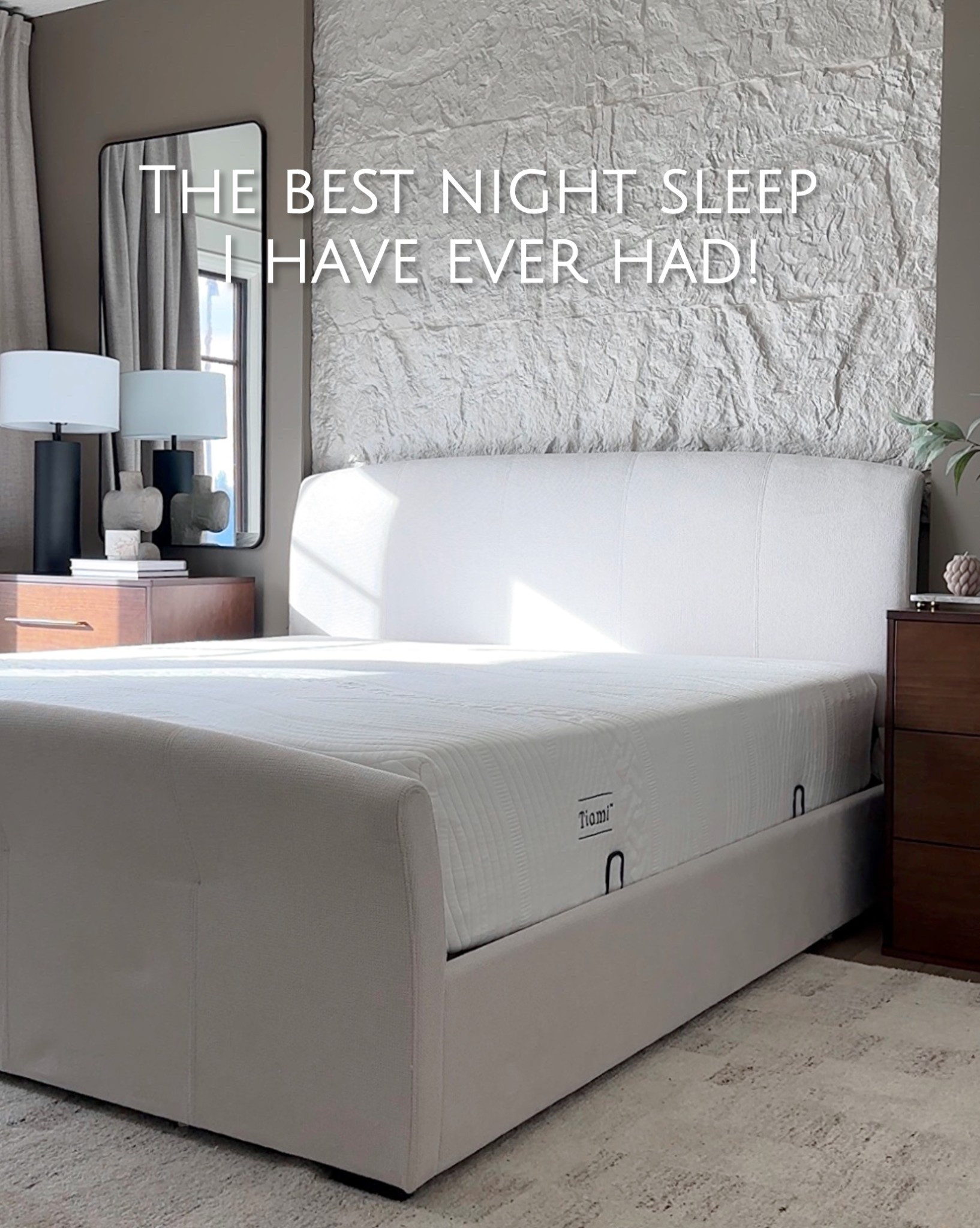 Switched to a Tiami mattress and the difference in how I feel in the mornings is huge — sleeping through the night and waking up rested instead of stiff. Worth every bit of the upgrade.
#tiamitime #Tiamipartner #ad


#LTKSaleAlert #LTKHome