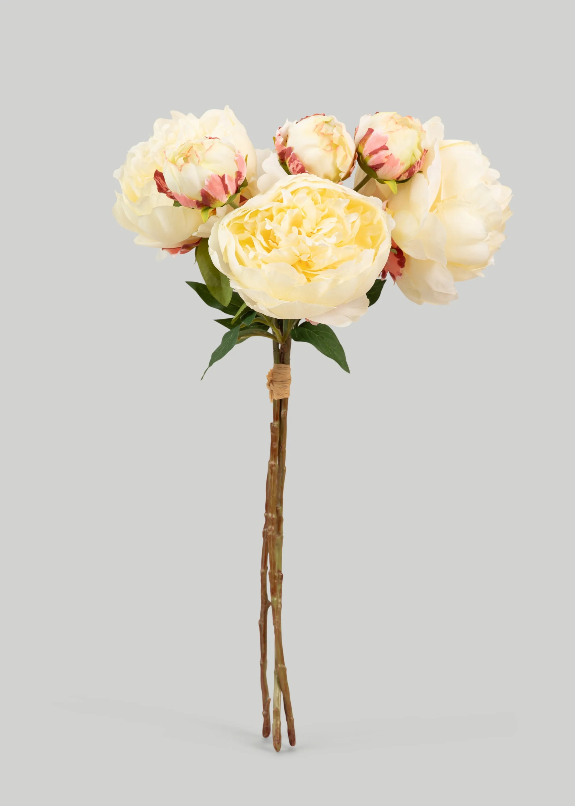 Yellow Peony Flower Bundle | Permanent Artificial Flowers | Afloral | Afloral