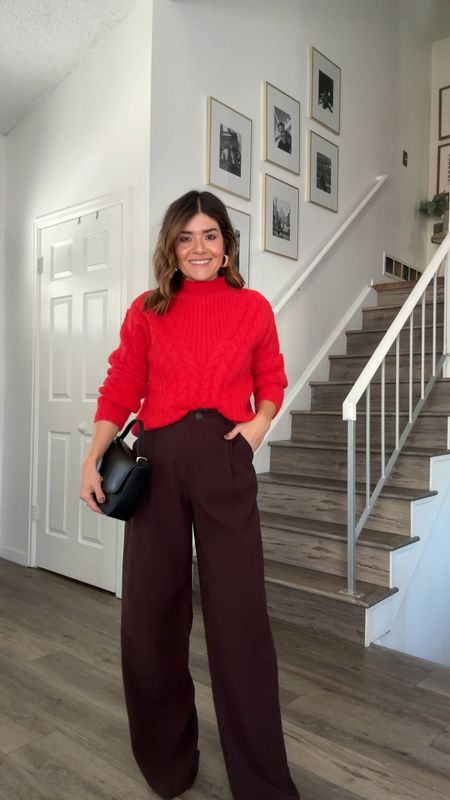 Another fun way to style these brown trousers! Take 30% off my entire look including accessories! 
Trousers size 2
Sweater size xs
Target, target fashion, target style

#LTKfindsunder50 #LTKsalealert #LTKworkwear