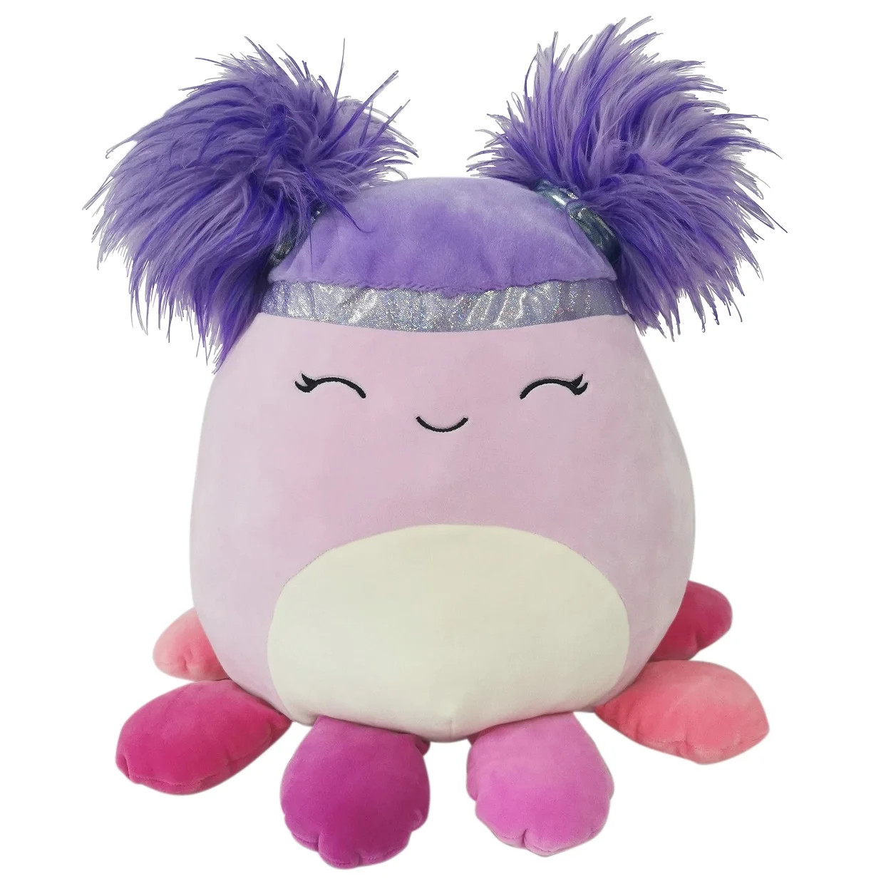 Squishmallows Official Kellytoy Plush 14 inch Squishdoo Plush Pink Octopus W Ith Purple Hair - Wa... | Walmart (US)
