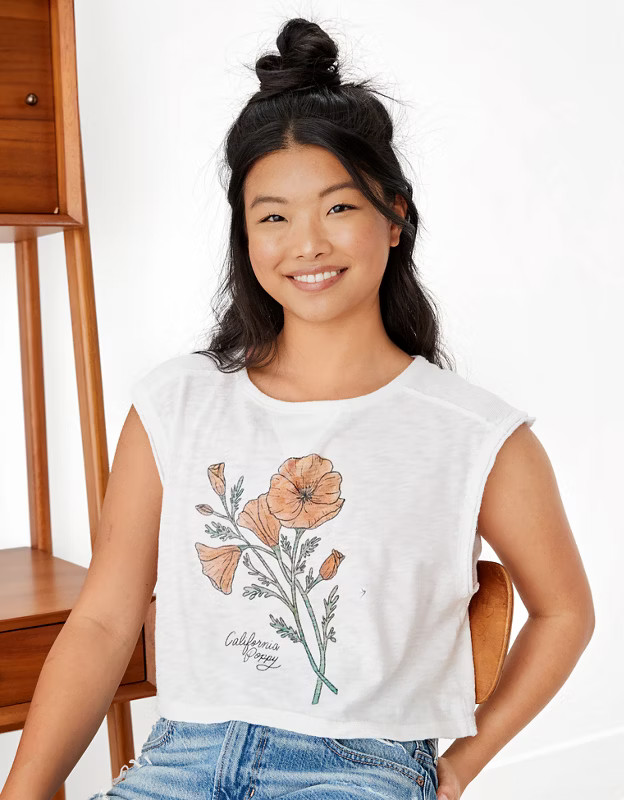 AE Graphic Muscle Tank Top | American Eagle Outfitters (US & CA)