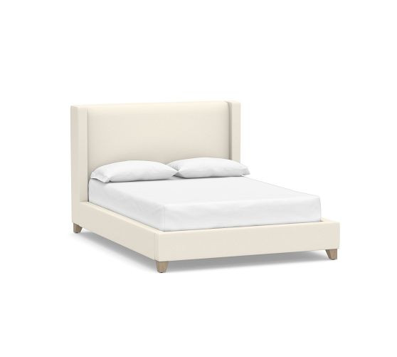 Harper Non-Tufted Upholstered Bed | Pottery Barn (US)