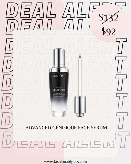 Great deal on the Lancôme face serum! Perfect for adding some quality skincare products to your skincare routine! 
#skincare #beautydeals #beauty 

#LTKbeauty #LTKFind #LTKsalealert