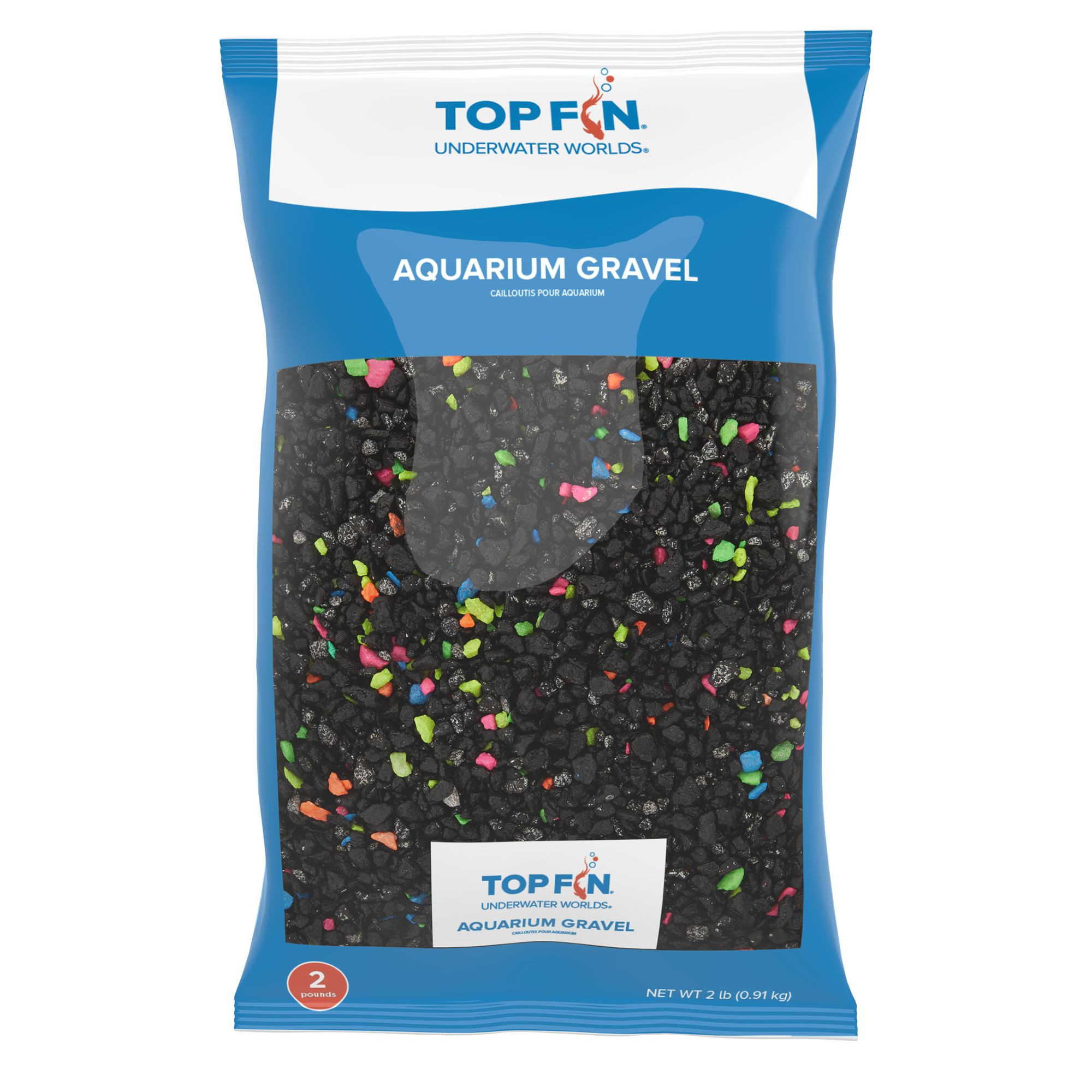 Top Fin® Premium Aquarium Gravel - Black & Neon | PetSmart
