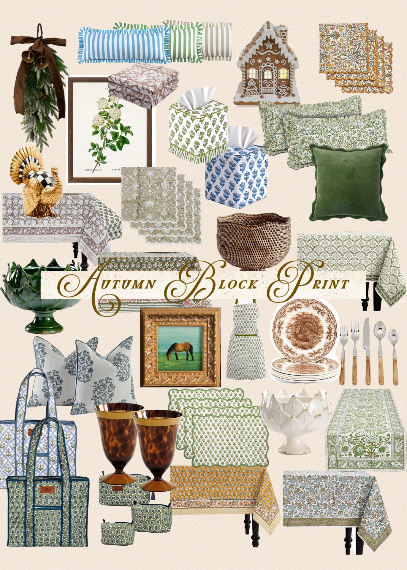 Autumn Block Print decor!

#LTKHome #LTKfoodie #LTKSeasonal