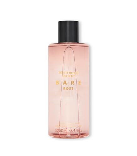 Victoria's Secret Bare Rose Fragrance Mist, Notes of Pear Skin, Rosa Centifolia & Sheer Woods, Body Spray for Women (8.4 oz) | Amazon (US)