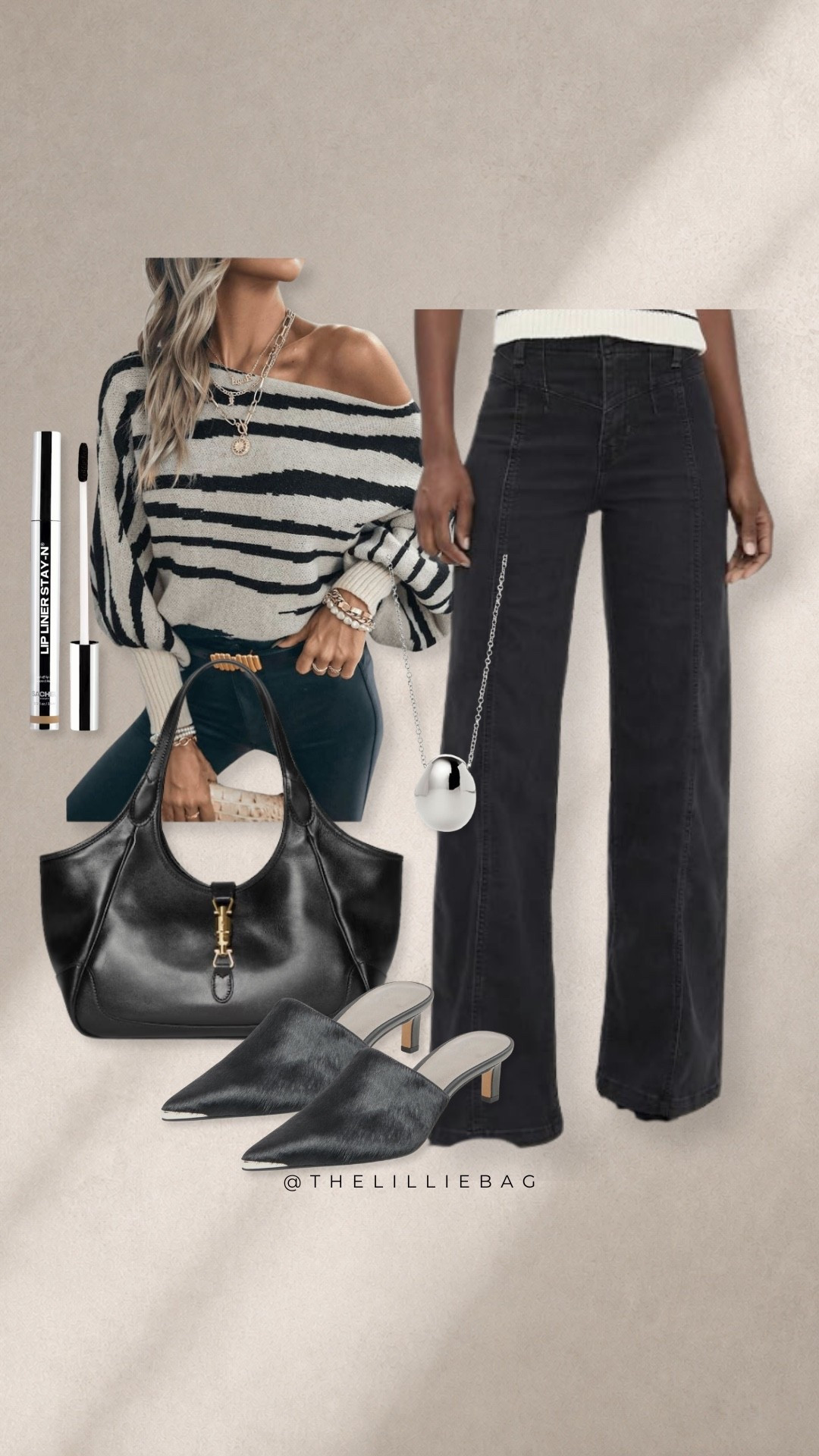 This is the kind of outfit that makes me want to actually get dressed 😂 the zebra striped sweater + wide-leg denim combo is SO good.

Amazon find. Amazon fashion. Fall style.

#LTKSeasonal #LTKgrwm