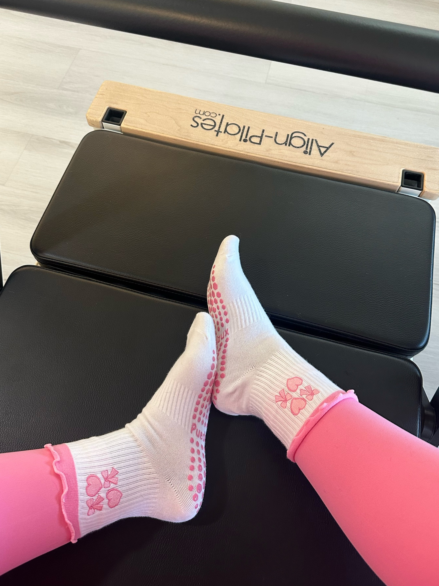 Pilates princess socks 🎀🩰

#pilates 

#LTKMidsize #LTKMostLoved