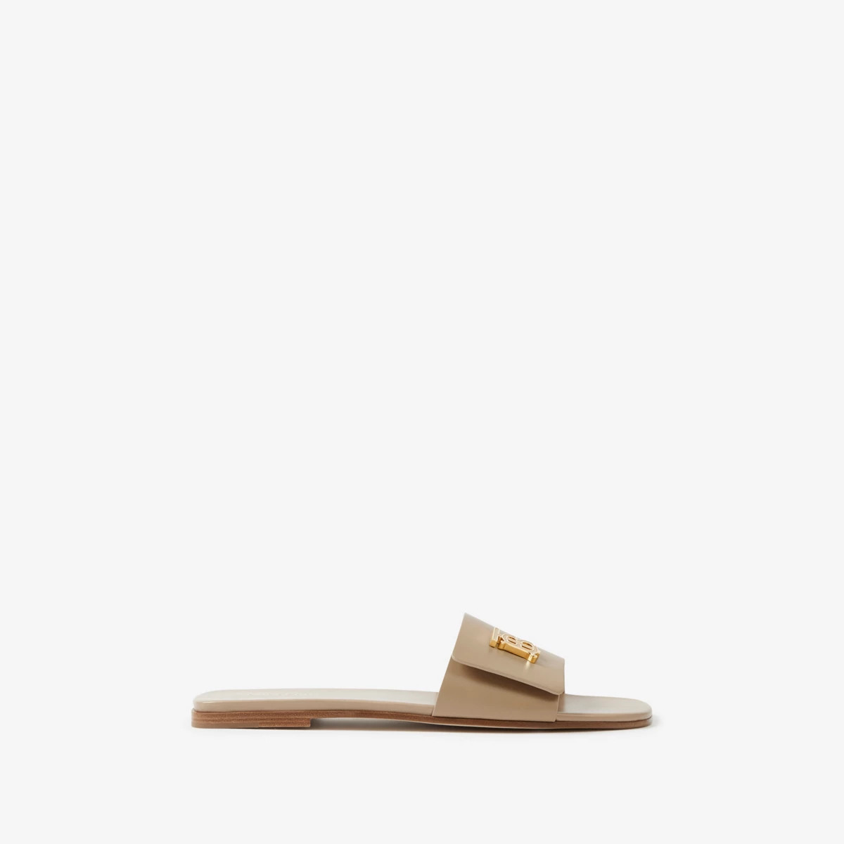 Burberry Monogram Motif Leather Slides, Size: 36 | Burberry (US)