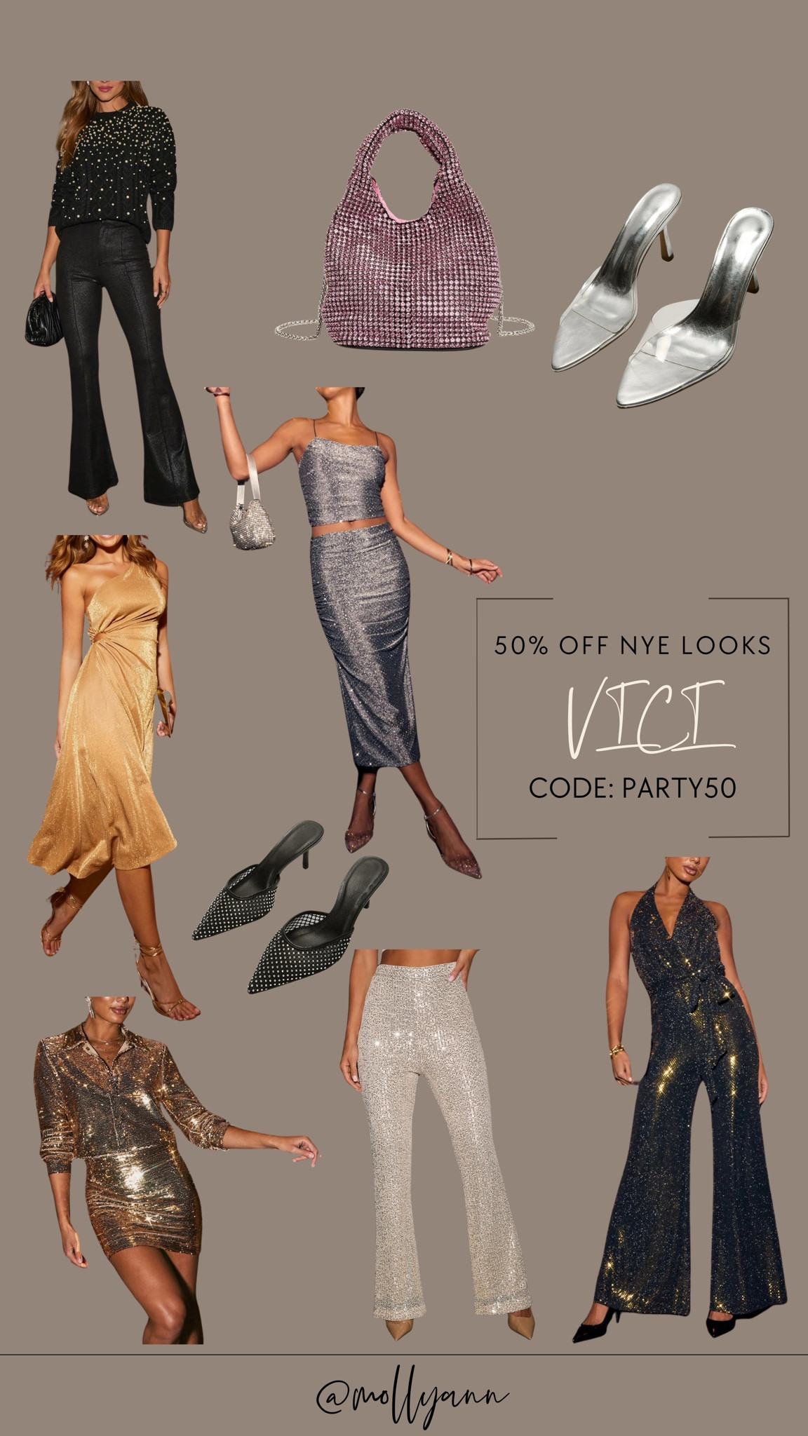 NYE from VICI! 50% off today! 🏃🏻‍♀️ 
So many cute finds!! 

#LTKSaleAlert #LTKParties #LTKHoliday