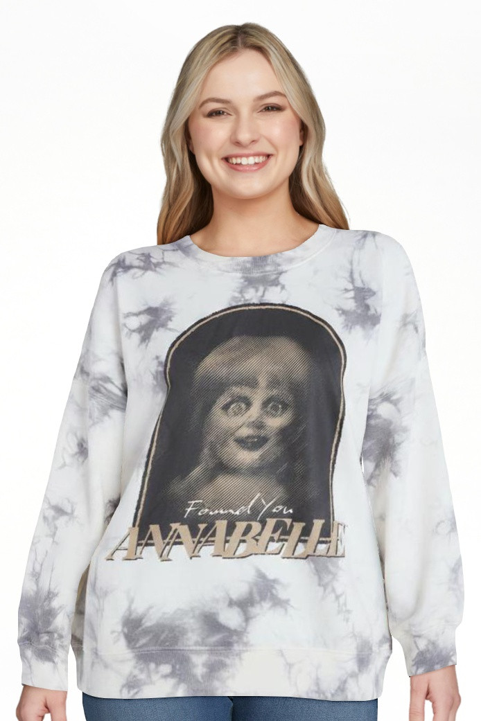 Annabelle Women\u2019s Halloween Sweatshirt, Sizes XXS-XXL | Walmart (US)