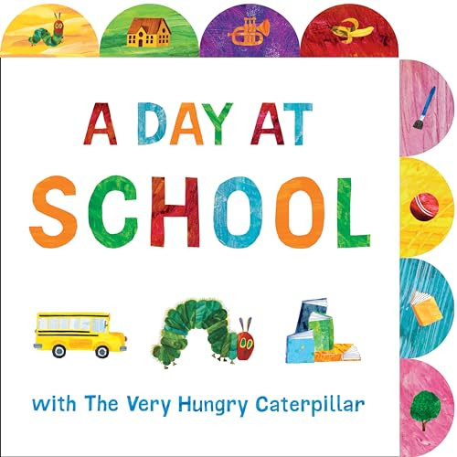 A Day at School with The Very Hungry Caterpillar: A Tabbed Board Book | Amazon (US)