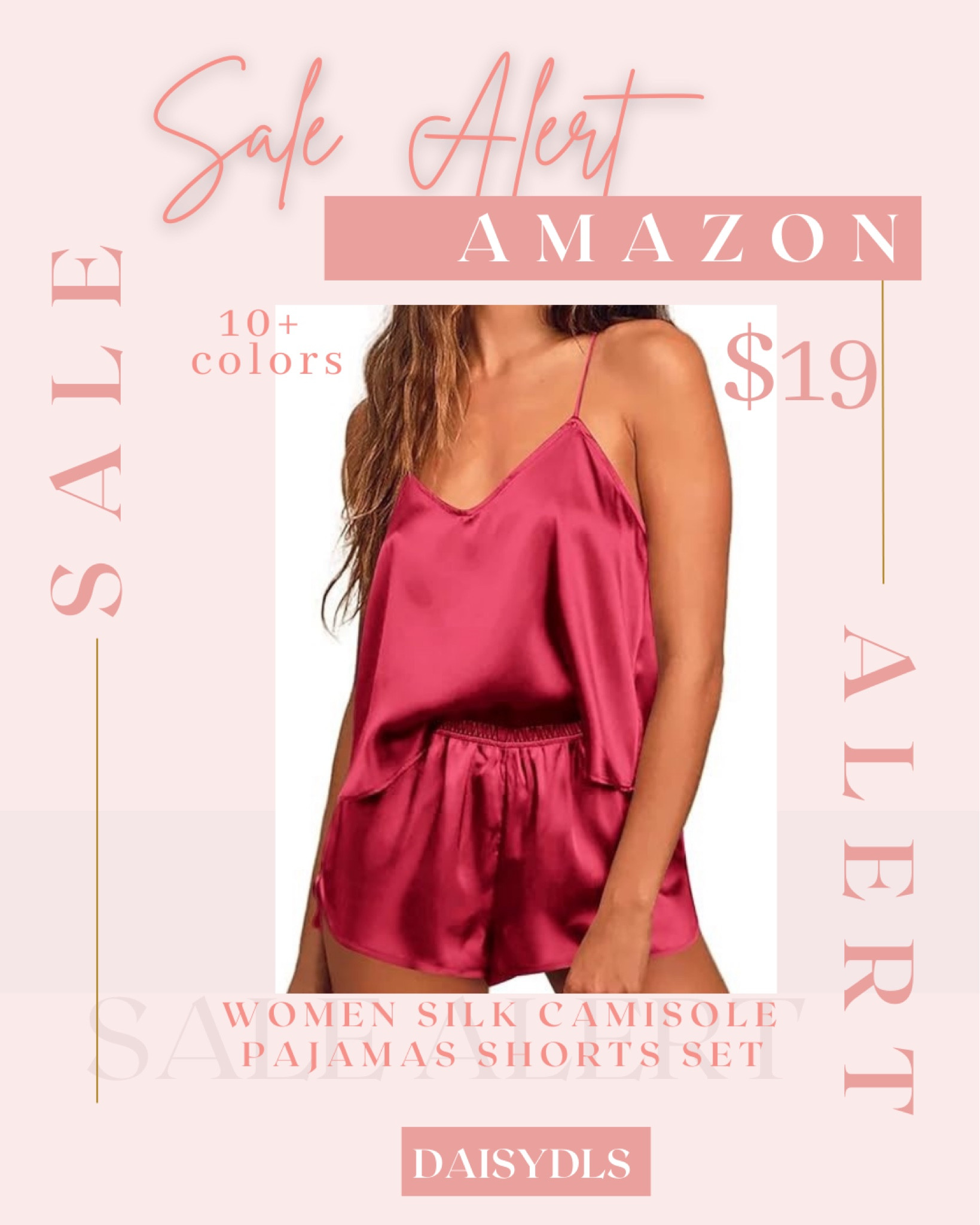 Women Silk Camisole Pajamas Shorts Set
#amazondeals #dailyfinds 

#LTKsalealert #LTKxPrime #LTKHoliday