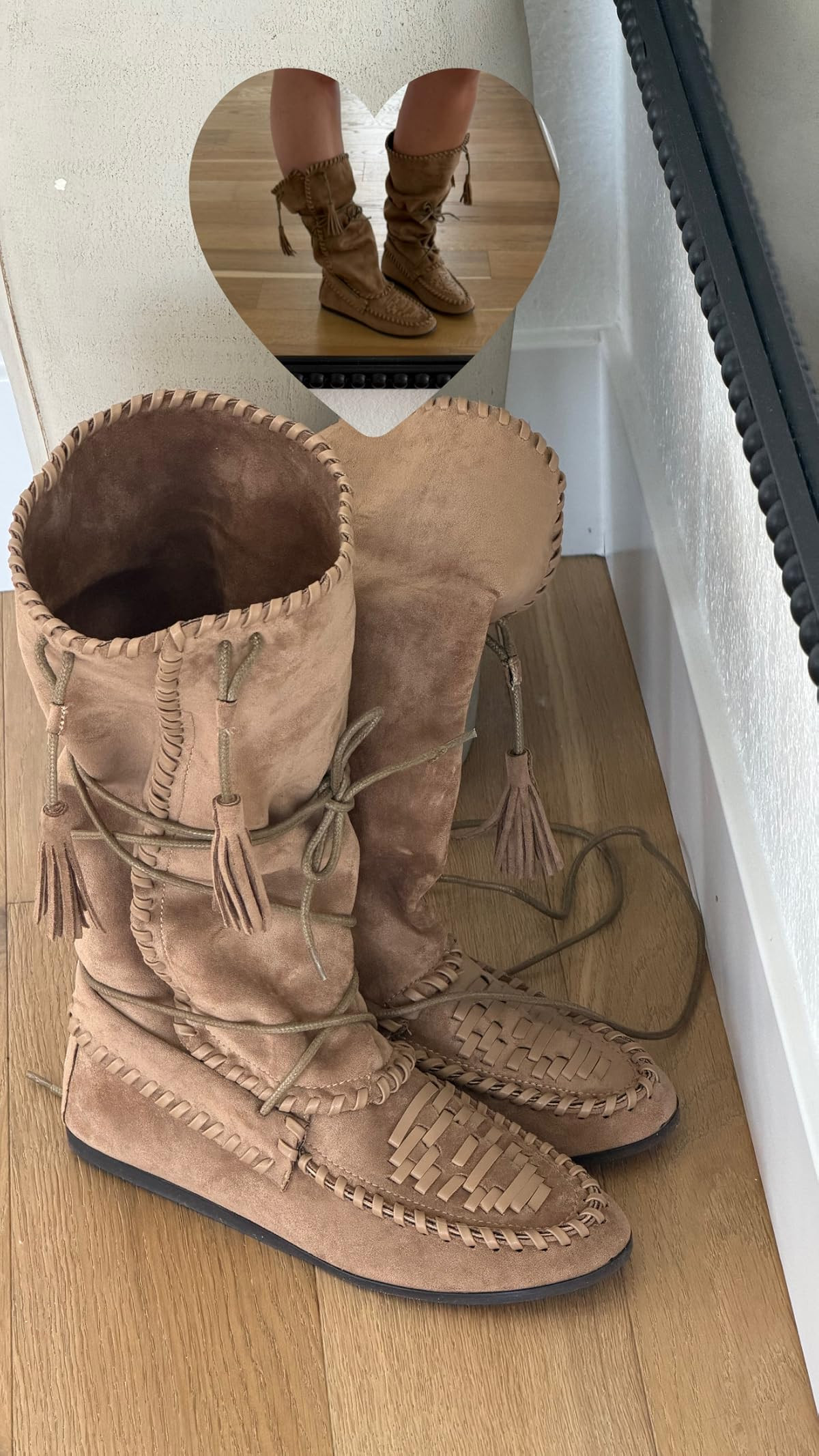 New favorite boots for the season! These are gonna look cute with shorts! 

 #LTKootd #LTKOver40 #LTKMidsize