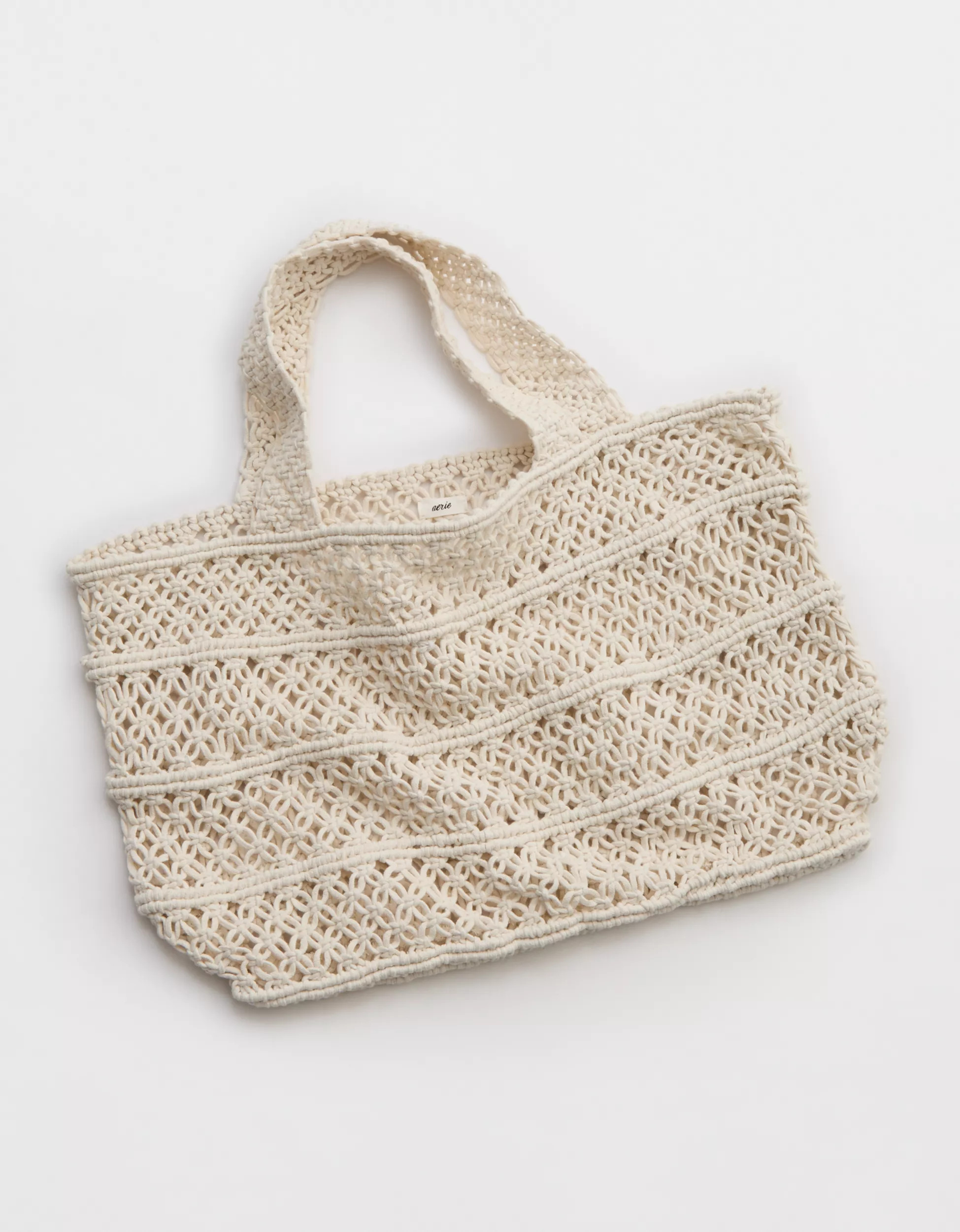 Aerie Jumbo Crochet Tote Bag | Aerie