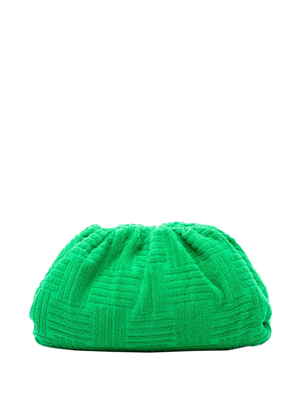 Bottega Veneta Pre-Owned 2012-2026 Terry Cloth The Pouch Clutch Bag | Green | FARFETCH IE | Farfetch Global
